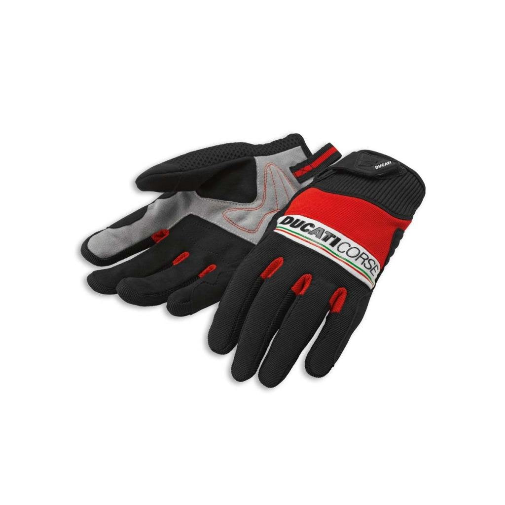 Ducati Corse Pitlane 2 Textile Mechanics Glove by Spidi 981028287
