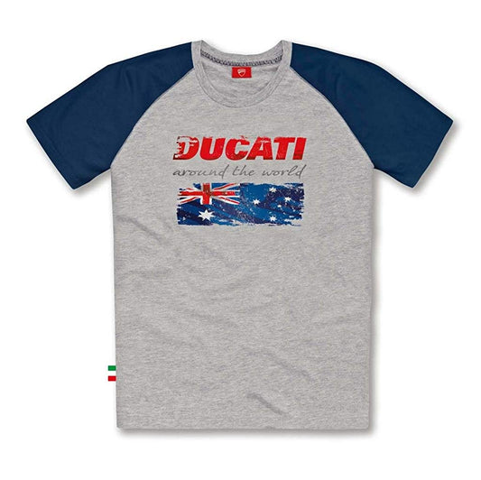 Ducati Men's Flag T-Shirt Australia 98769043