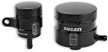 Ducati Clutch/Brake CNC Reservoir Kit - SBK - Black 96180011A