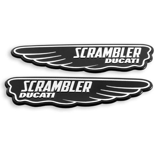 Ducati Classic Scrambler Logo Gas Tank Decal Set 97480081A