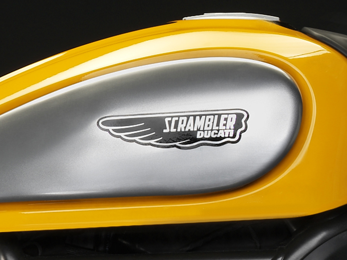 Ducati Classic Scrambler Logo Gas Tank Decal Set 97480081A