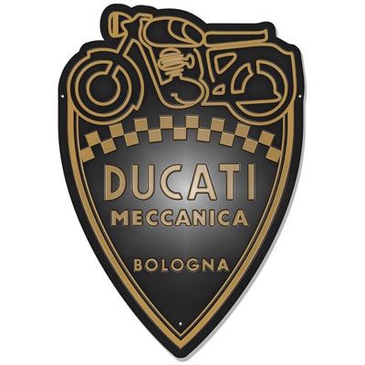 Ducati Meccanica Shield Wall Sign 987691018