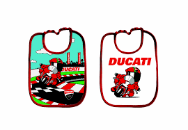Ducati Corse Cartoon Baby Bib 987694001