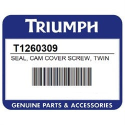 Triumph Seal, Cam Cover Screw, Twin Lip T1260309