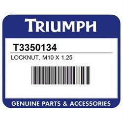 Triumph LOCKNUT, M10 X 1.25 T3350134