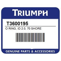 Triumph O - Ring, ID 2.0, 7.0 SHORE T3600195