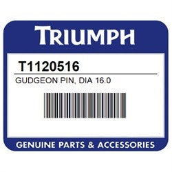 Triumph Gudgeon Pin, DIA 16.0 T1120516