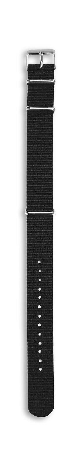 Compass Spare Fabric Watch Strap - Black 987694547
