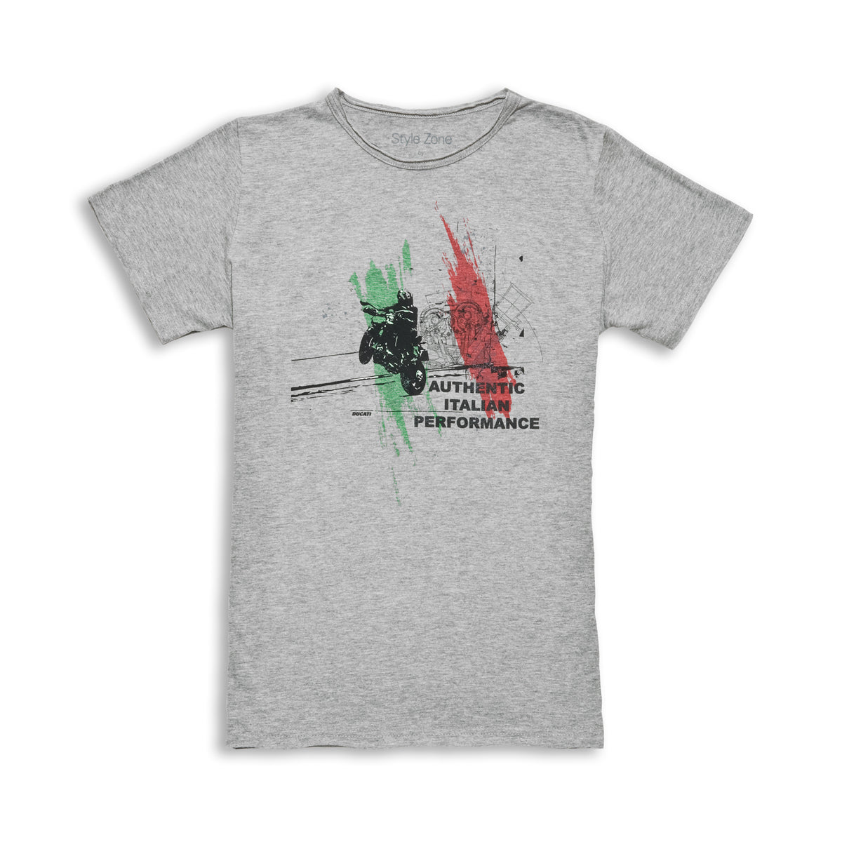 Ducati Style Zone Italian Flag T-Shirt 98768286
