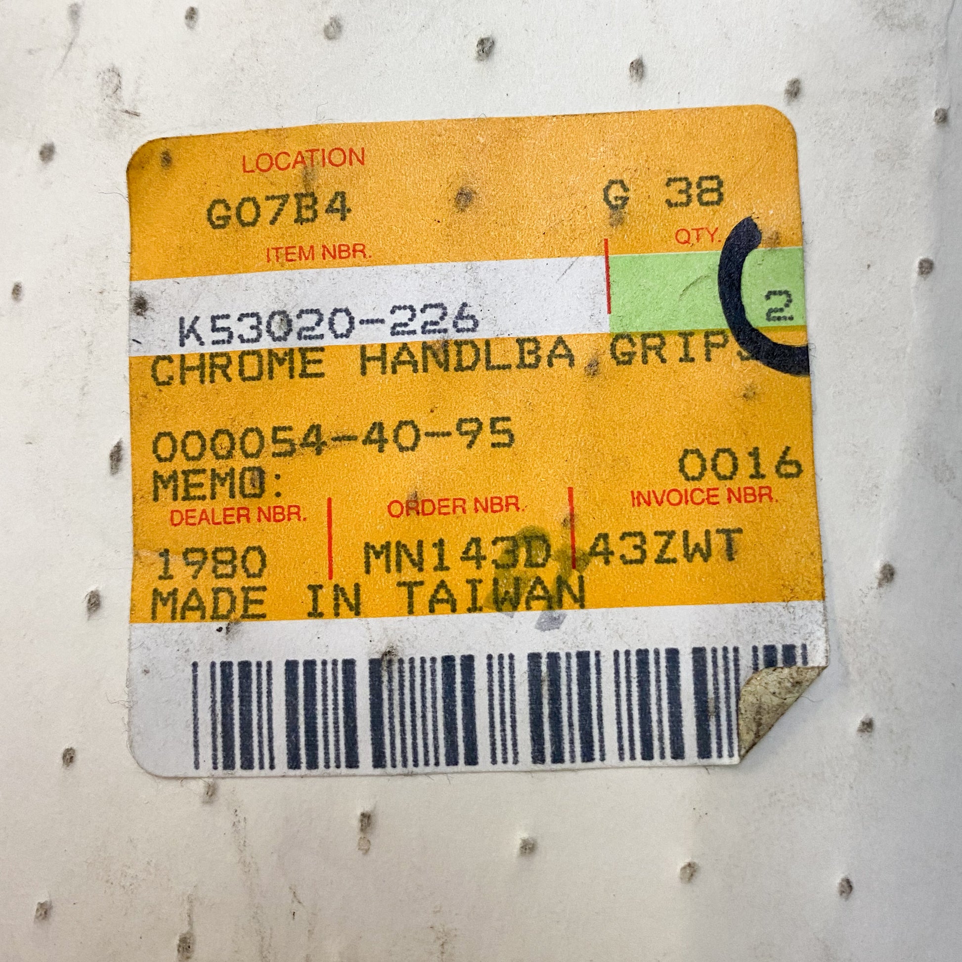 Kawasaki Fire & Steel Chrome Handlebar Grips K53020226 One Love Boston