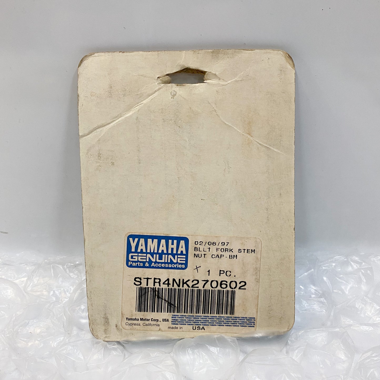 Yamaha Star Billet Fork Stem Nut Cap BM, STR-4NK27-06-02