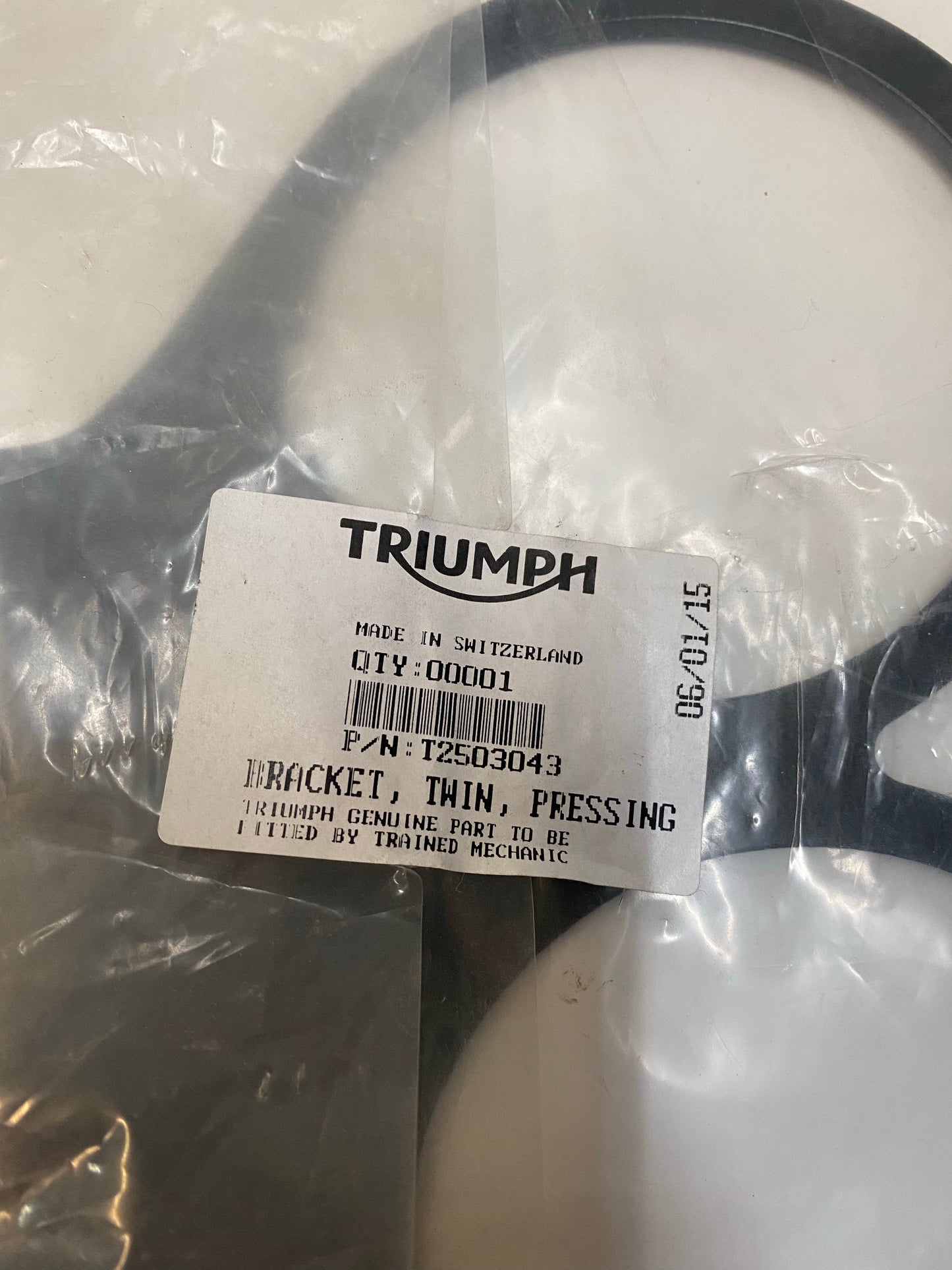 Triumph Bracket, Twin, Pressing T2503043