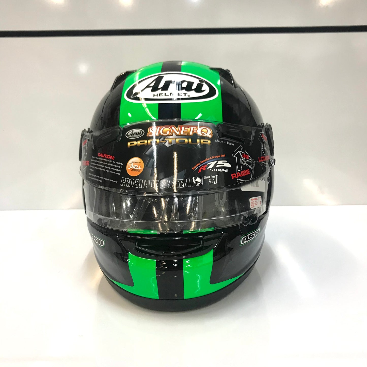 Arai Signet-Q Pro Tour Scheme Green- Small 818341