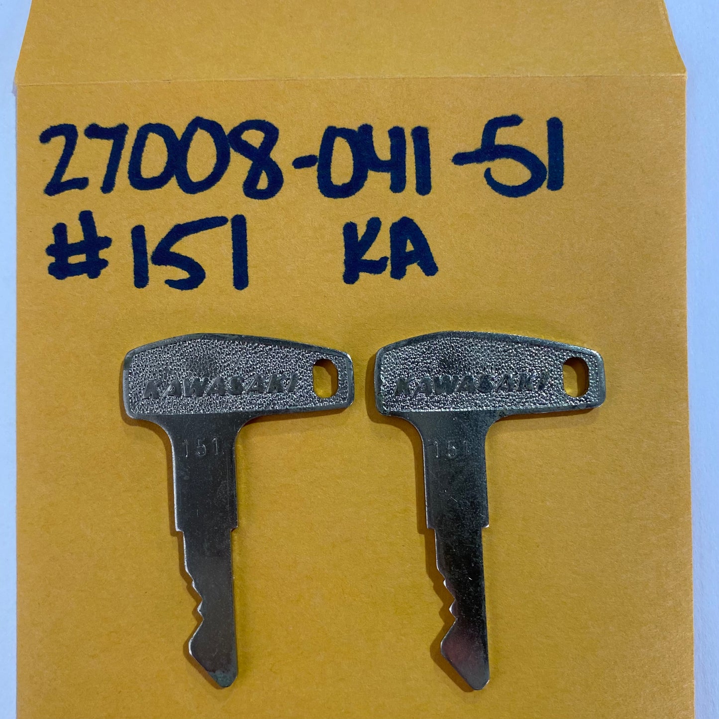 Kawasaki Key Set #151 27008-041-51 (set of 2)