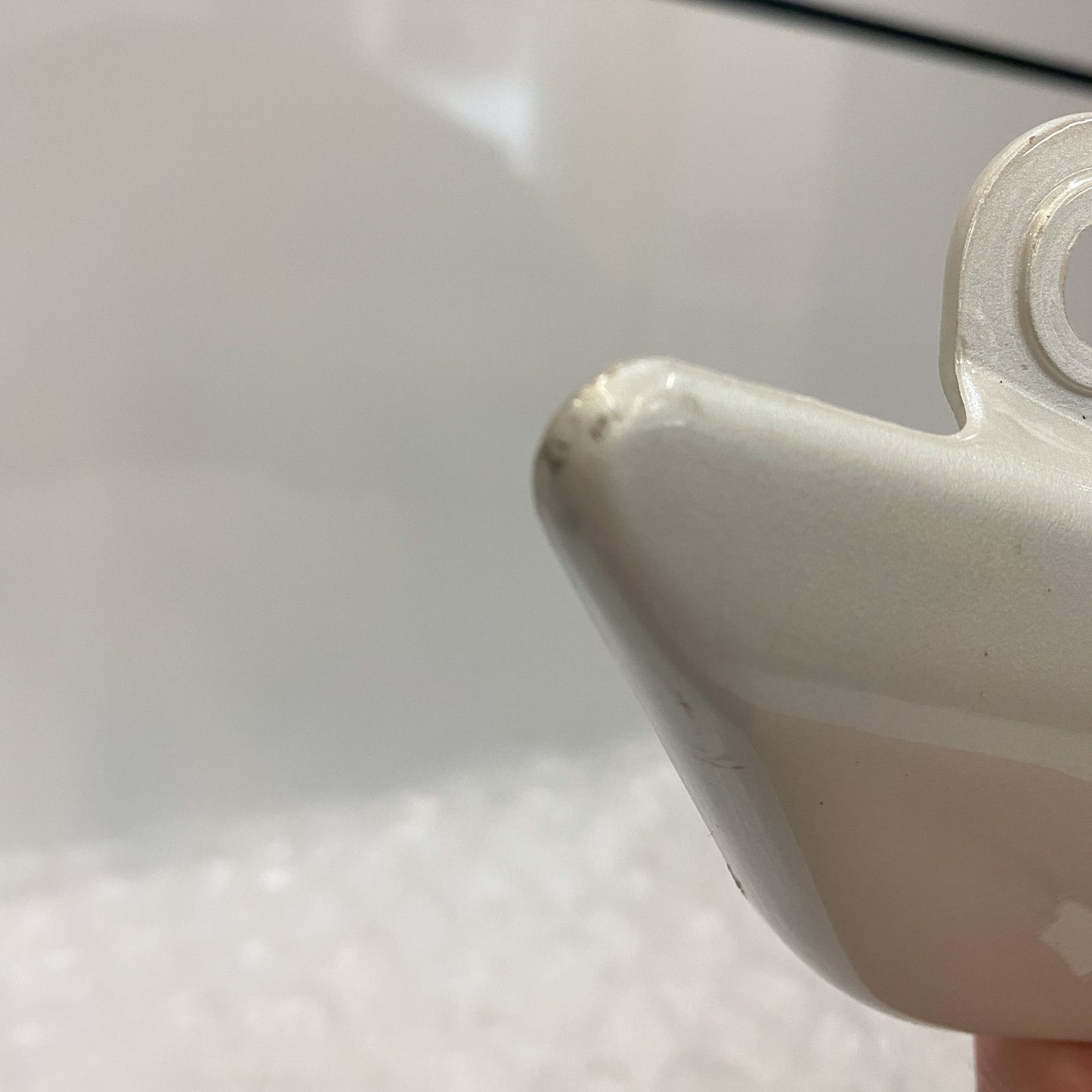 Ducati Monster R/H Tank Cover Pearl White 48012591CW