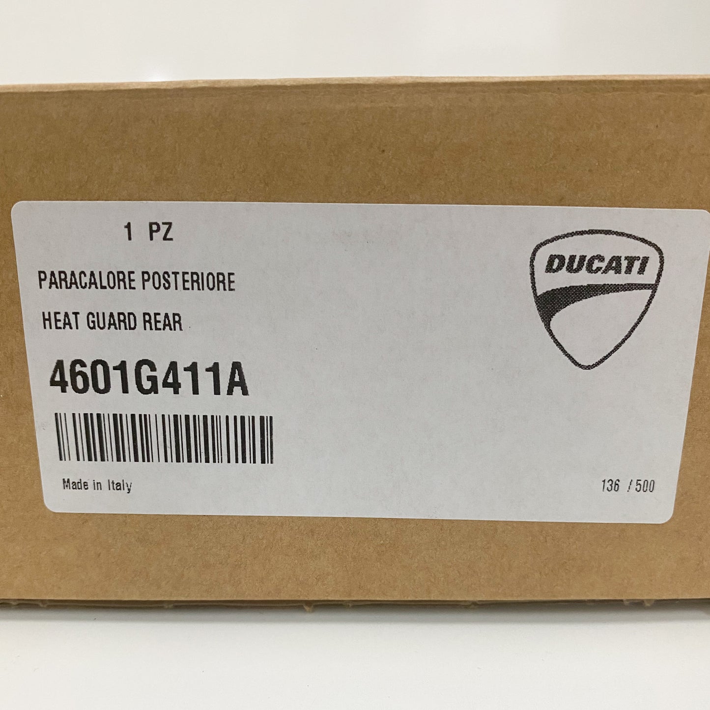 Ducati OEM Heat Guard Rear, SuperSport 4601G411A