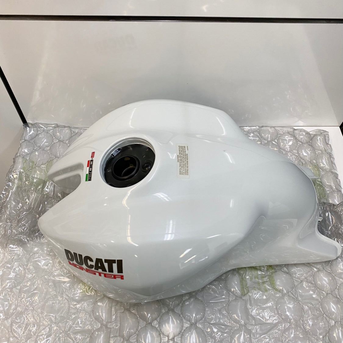 Ducati Monster 1200S Gas Tank White 58612001CB USED