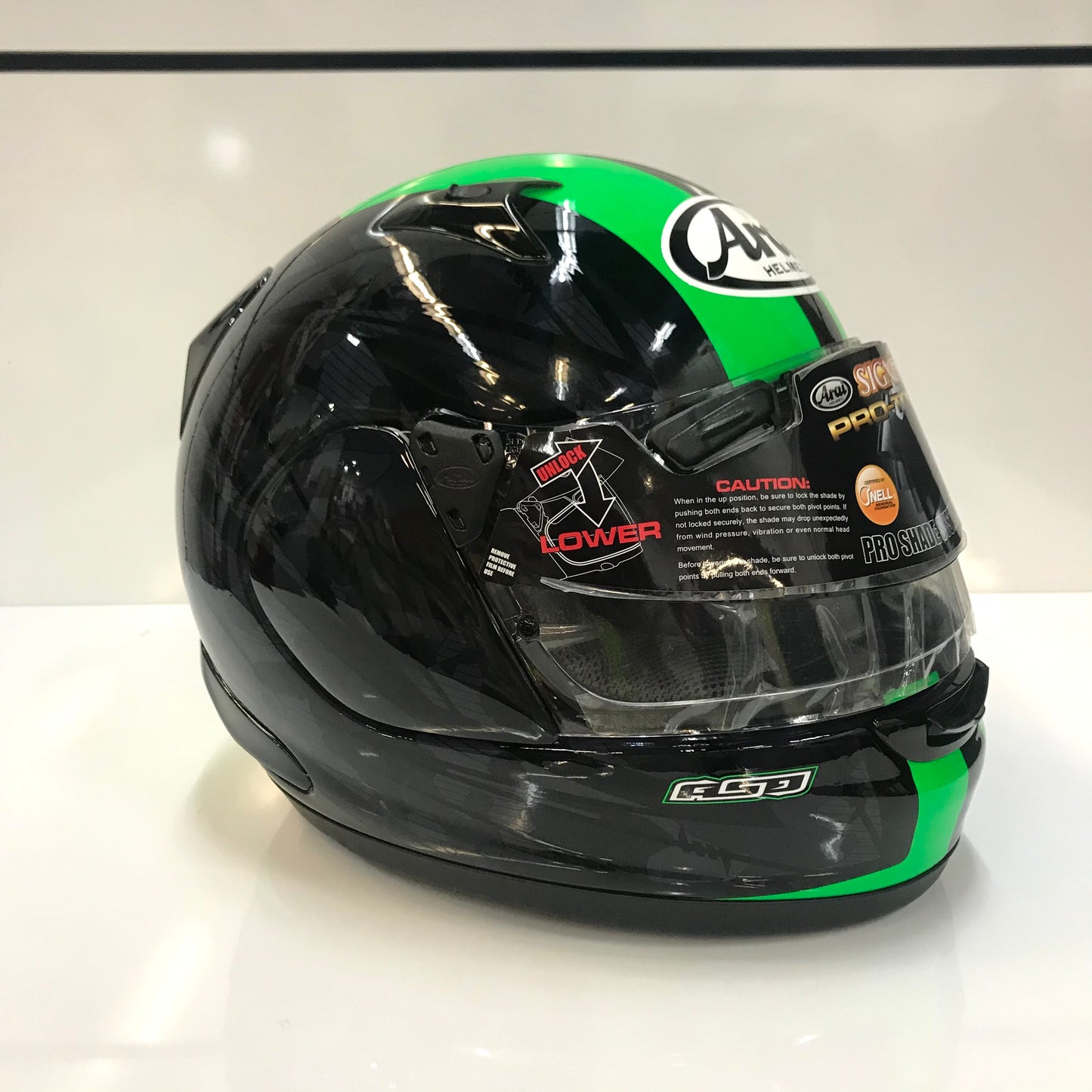 Arai Signet-Q Pro Tour Scheme Green- Small 818341