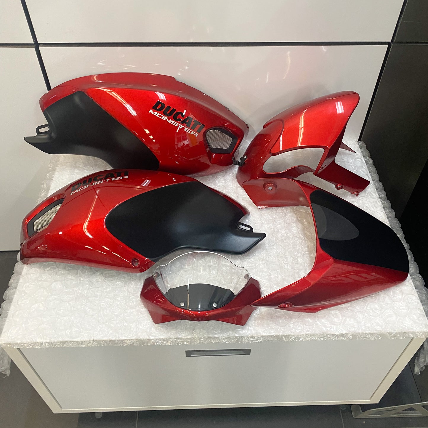 Ducati Monster Painted Bodywork Kit - Amaranth 69924583AH