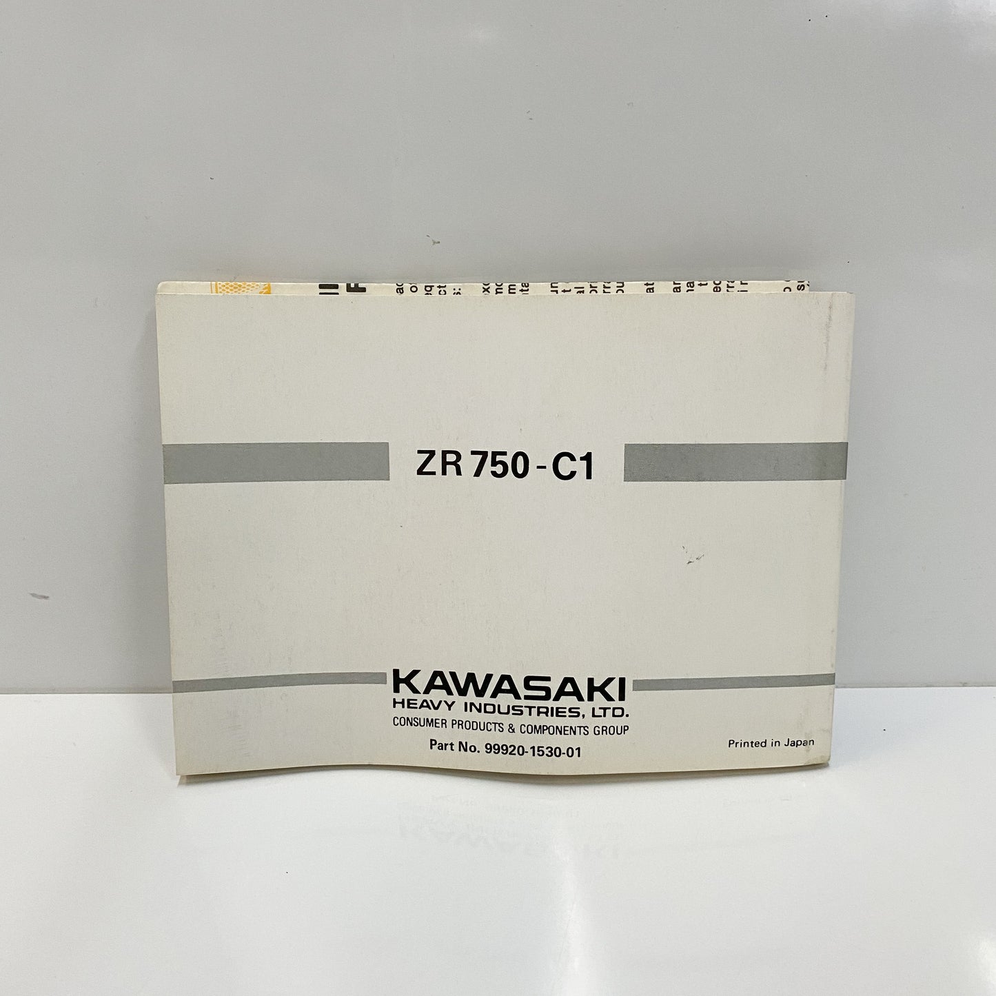 Kawasaki OWN MAN ZR750C1 99920-1530-01