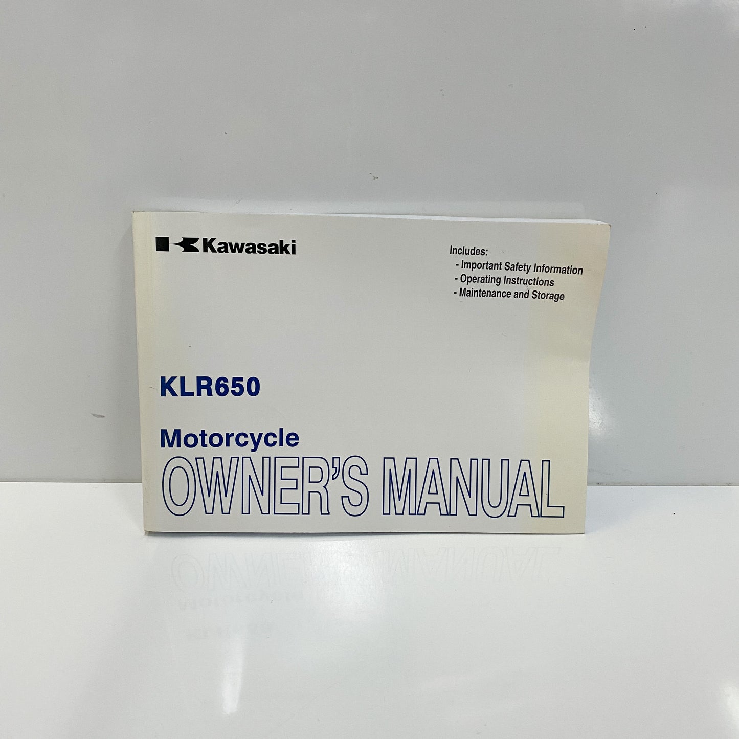 Kawasaki O/M KL650E 99987-1692