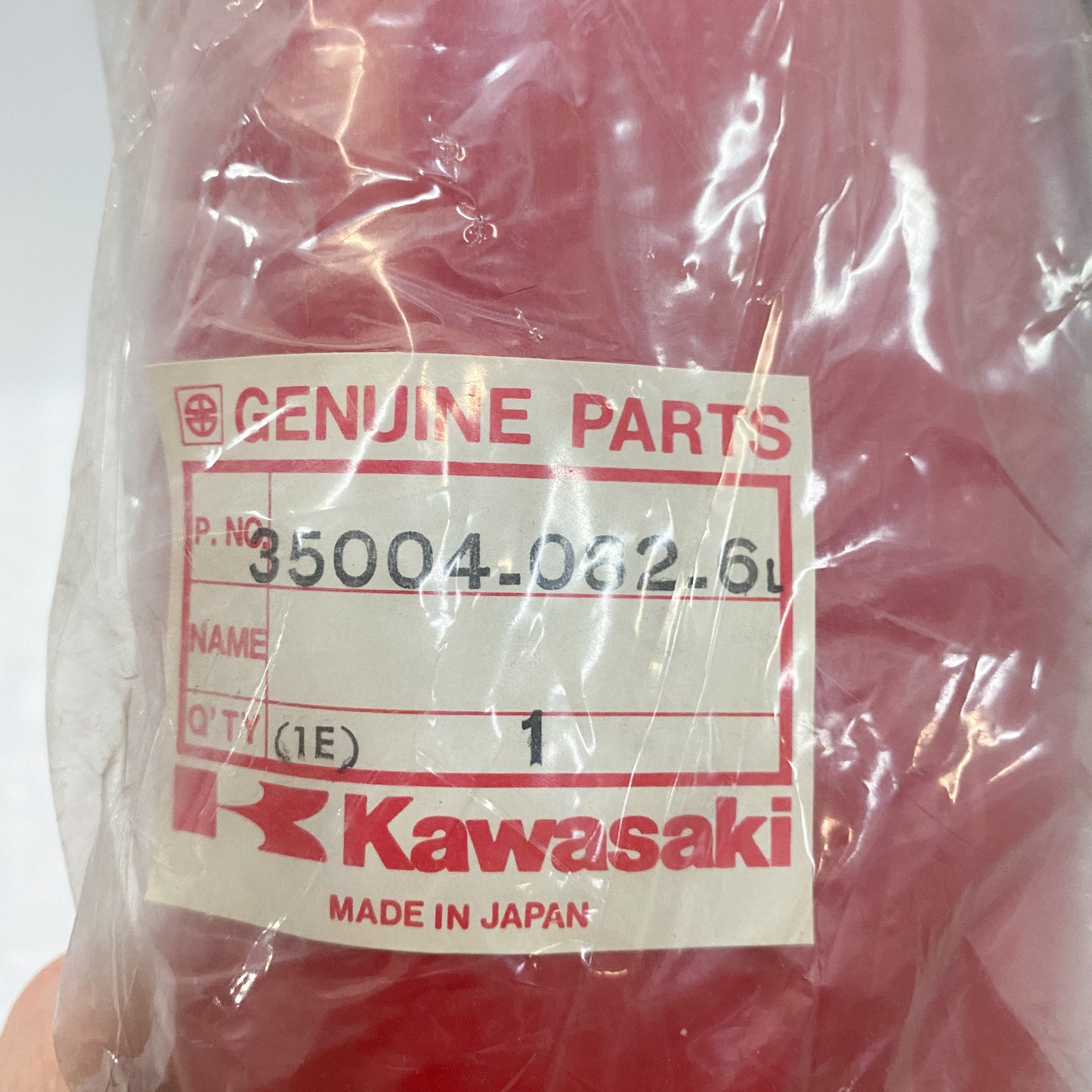 Kawasaki KE100 Front Fender, Red 35004-082-6L NOS