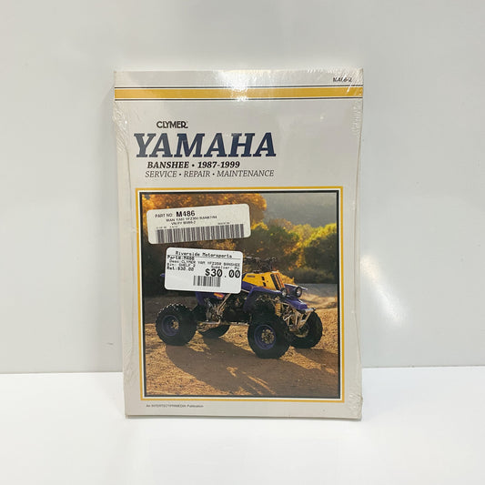 Clymer Yamaha YFZ350 Banshee '87-'97 Service Manual M486-2 NOS