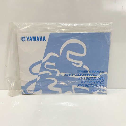 Yamaha XV19CTV/CTSV/CTMV/C Owners Manual LIT-11626-19-74 NOS