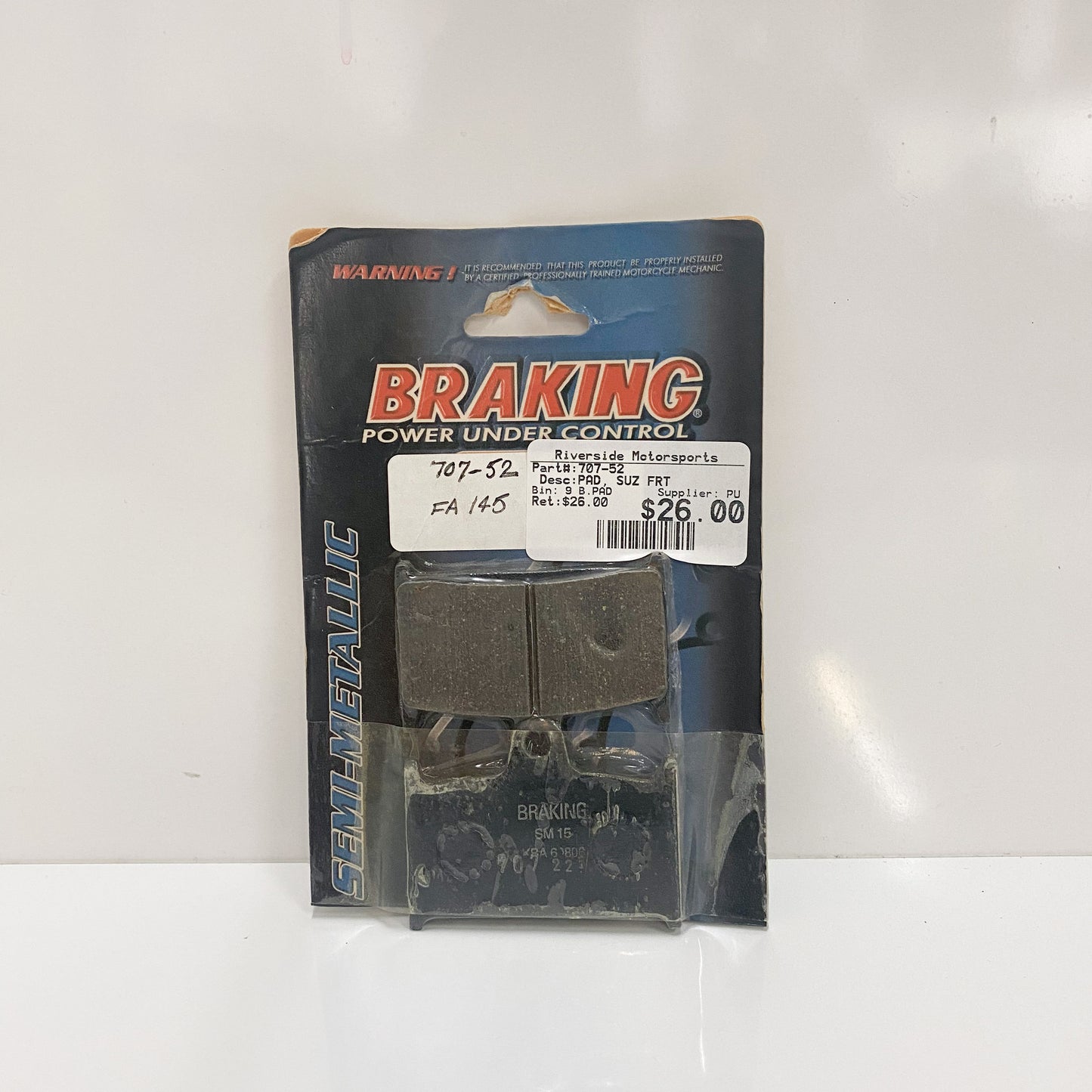 Braking 707-52 Brake Pads - Open Box