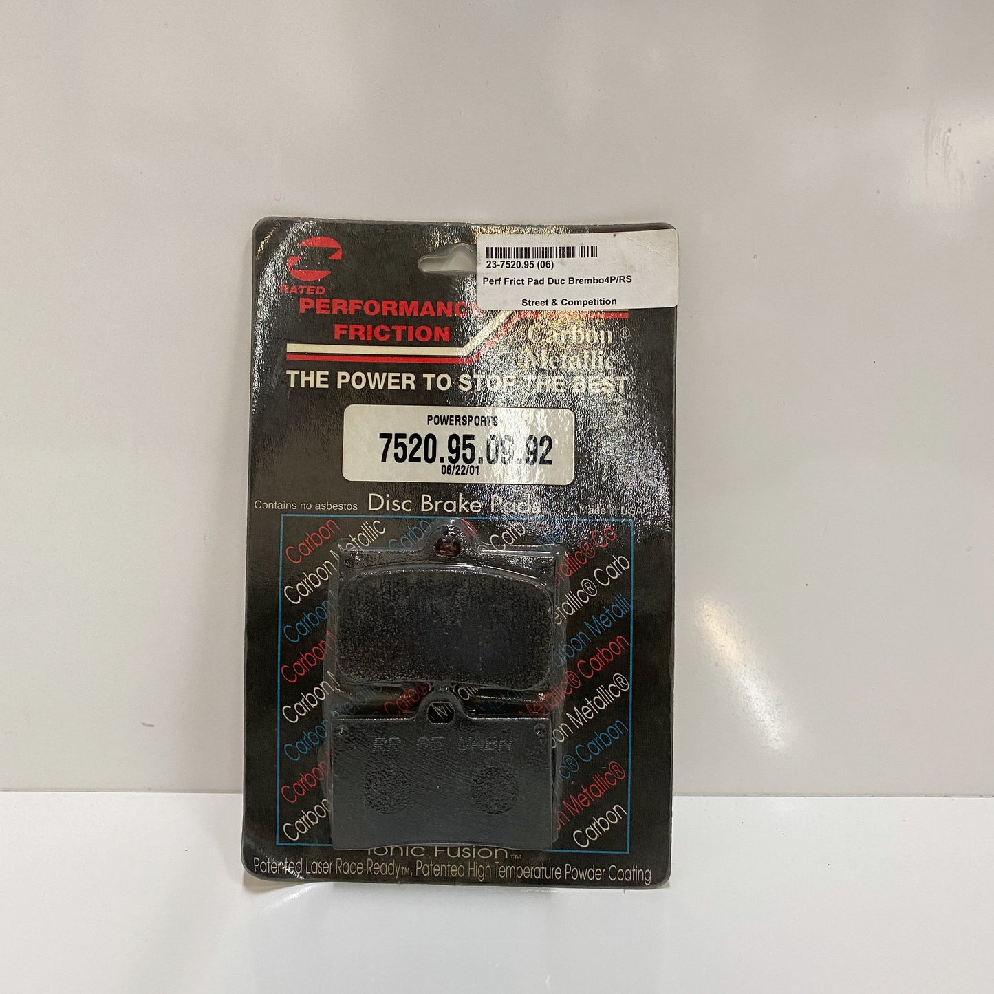 Performance Friction 7520.95.09.92 Brake Pad Duc Brembo4P/RS