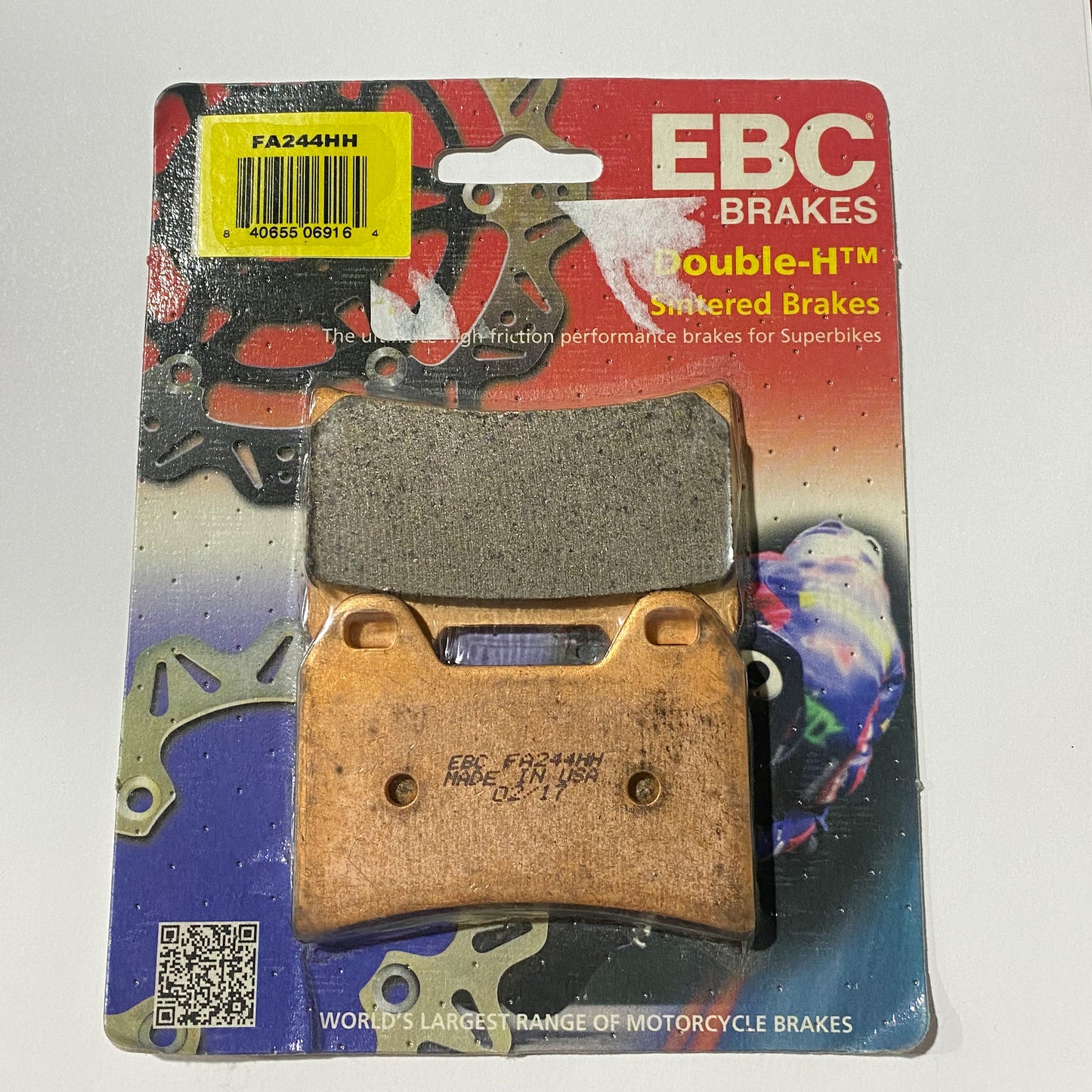 EBC FA244HH Double-H Sintered Front Brake Pads