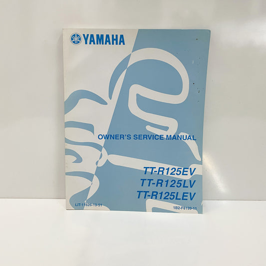 Yamaha TTR125 Owners Service Manual LIT-11626-19-51 NOS