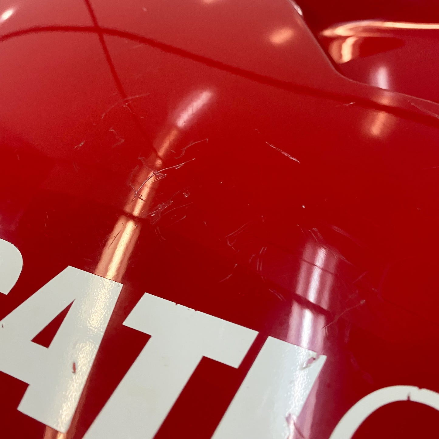 Ducati 1198 SP Left Hand Upper Half Fairing Red 48012371CA