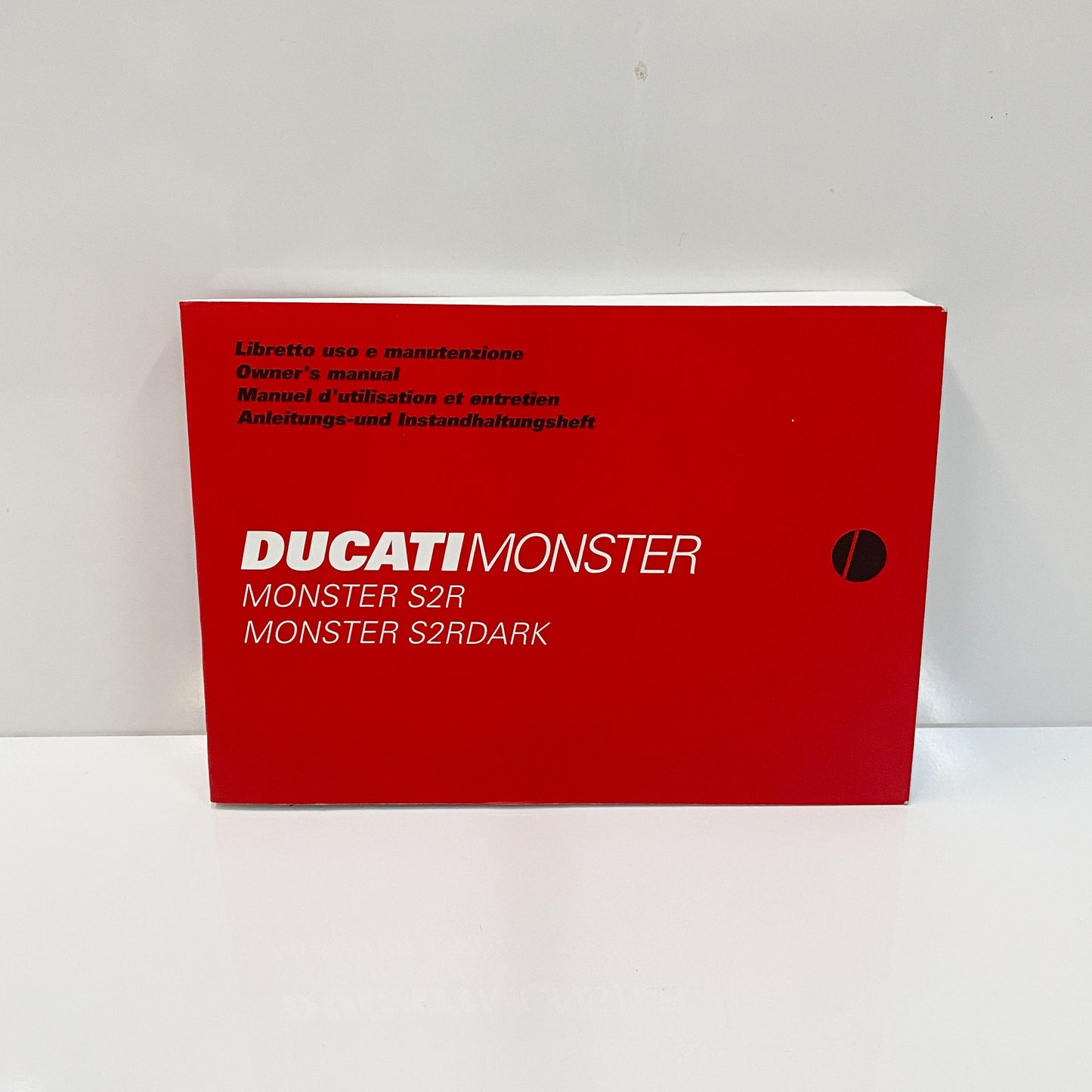 Ducati Monster S2R Dark '05 Owners Manual 91371021A