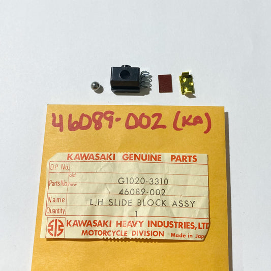 KAWASAKI BLOCK ASSY. L.H. SWITCH SLIDE 46089-002