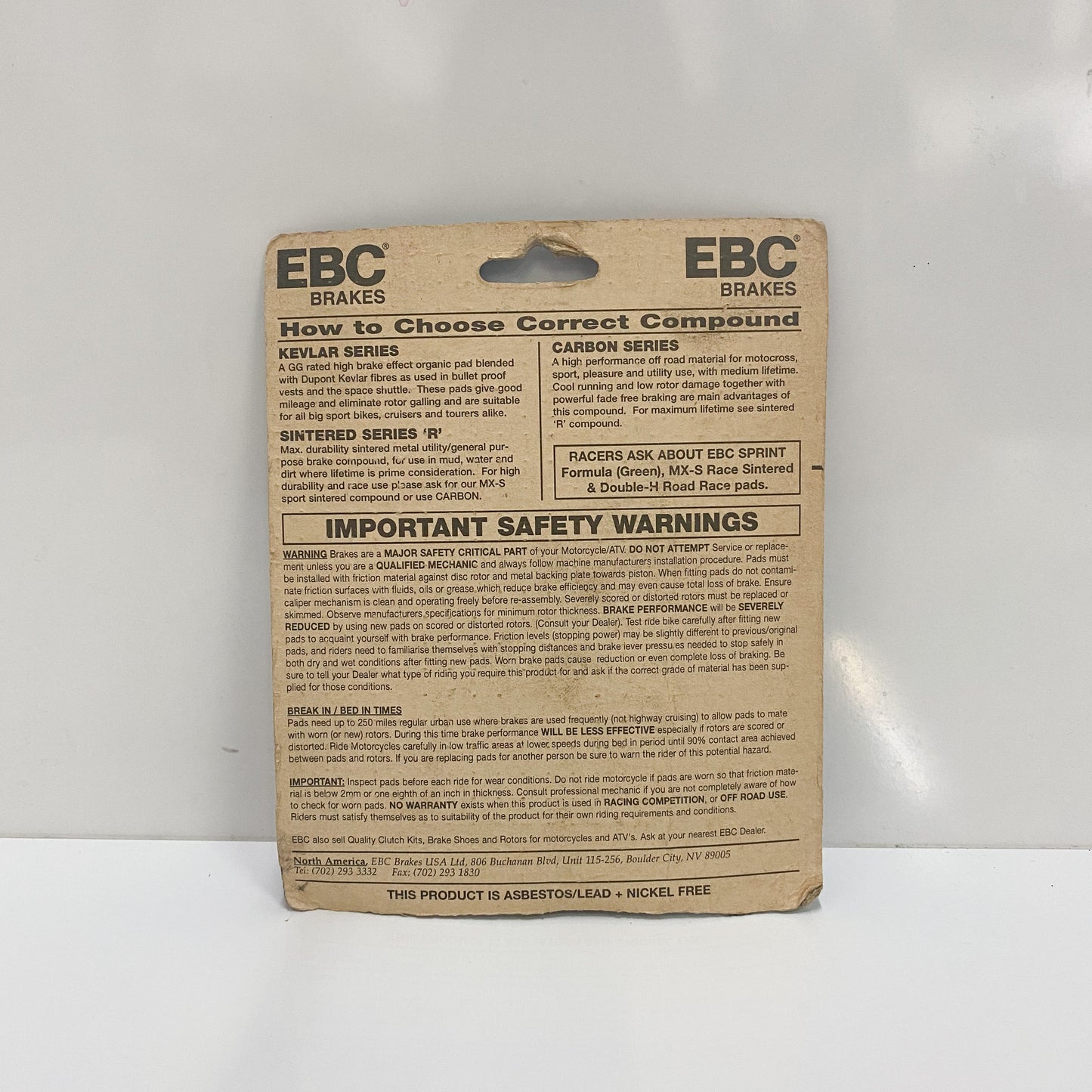 EBC FA150 Brake Pads