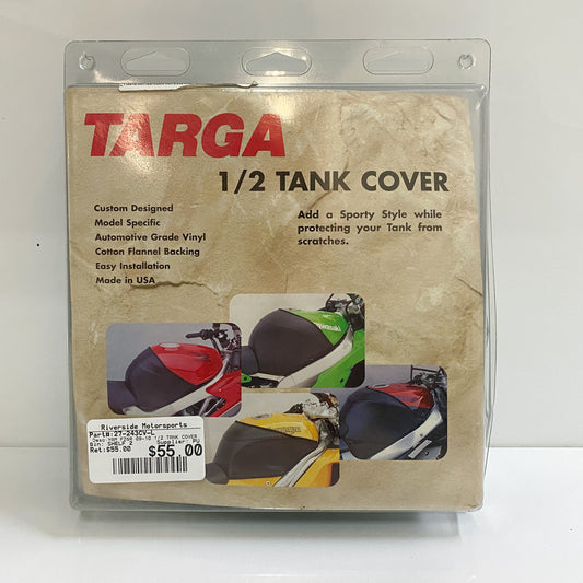 Targa 1/2 Tank Cover Black For Yamaha FZ-6R  09-10