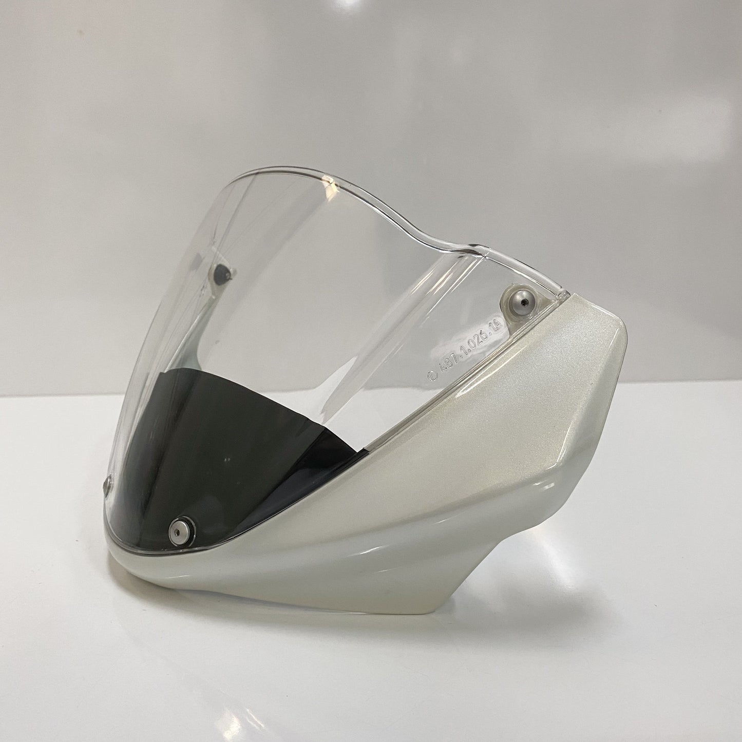 Ducati Monster 696/1100 Pearl White Headlight Cowling & Windshield 48110261AW/48710261B USED