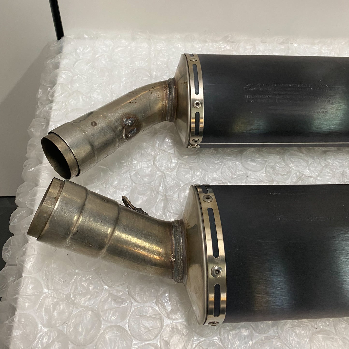 Ducati 1098S/1198S Stock OEM Exhaust Take-Off 57411963D & 57311993D (2)