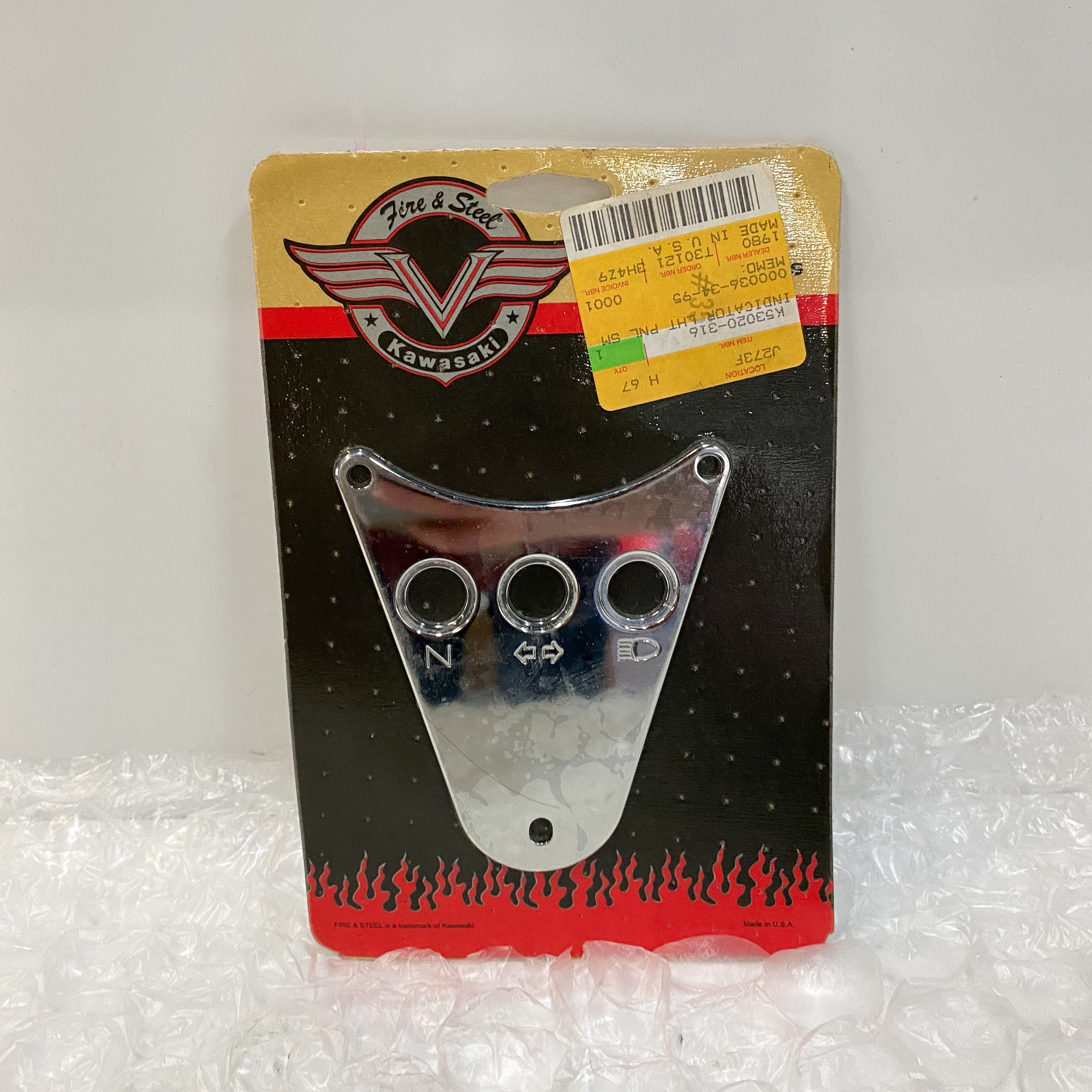 Kawasaki Fire & Steel Chrome Accesories One Love Boston
