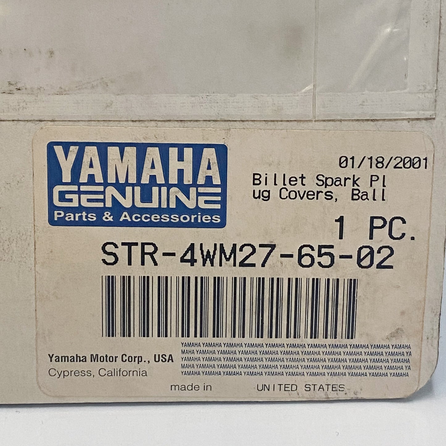 Yamaha Billet Spark Plug Covers STR-4WM27-65-02