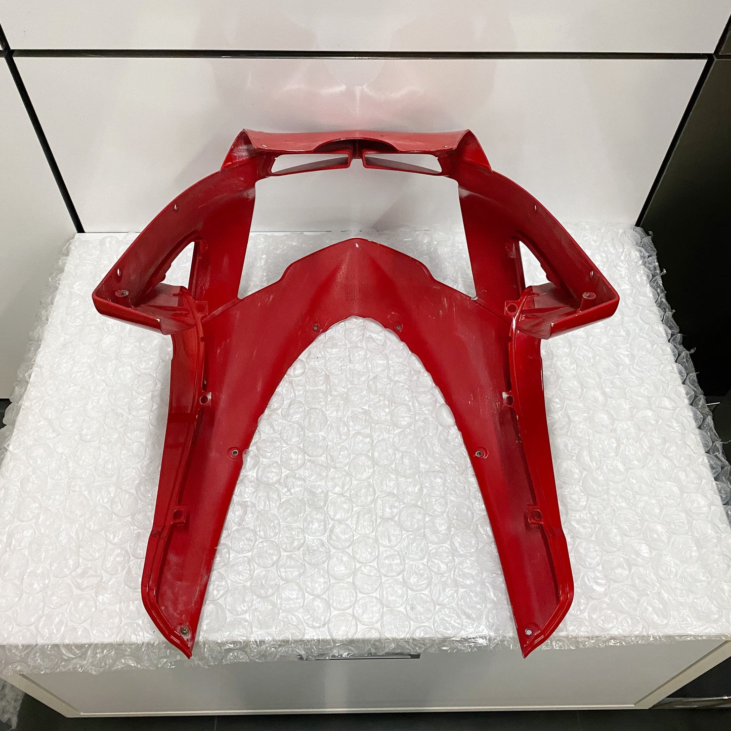 Ducati ST3/ST4 Front Headlight Cowling, Red 48110311BA Take - Off