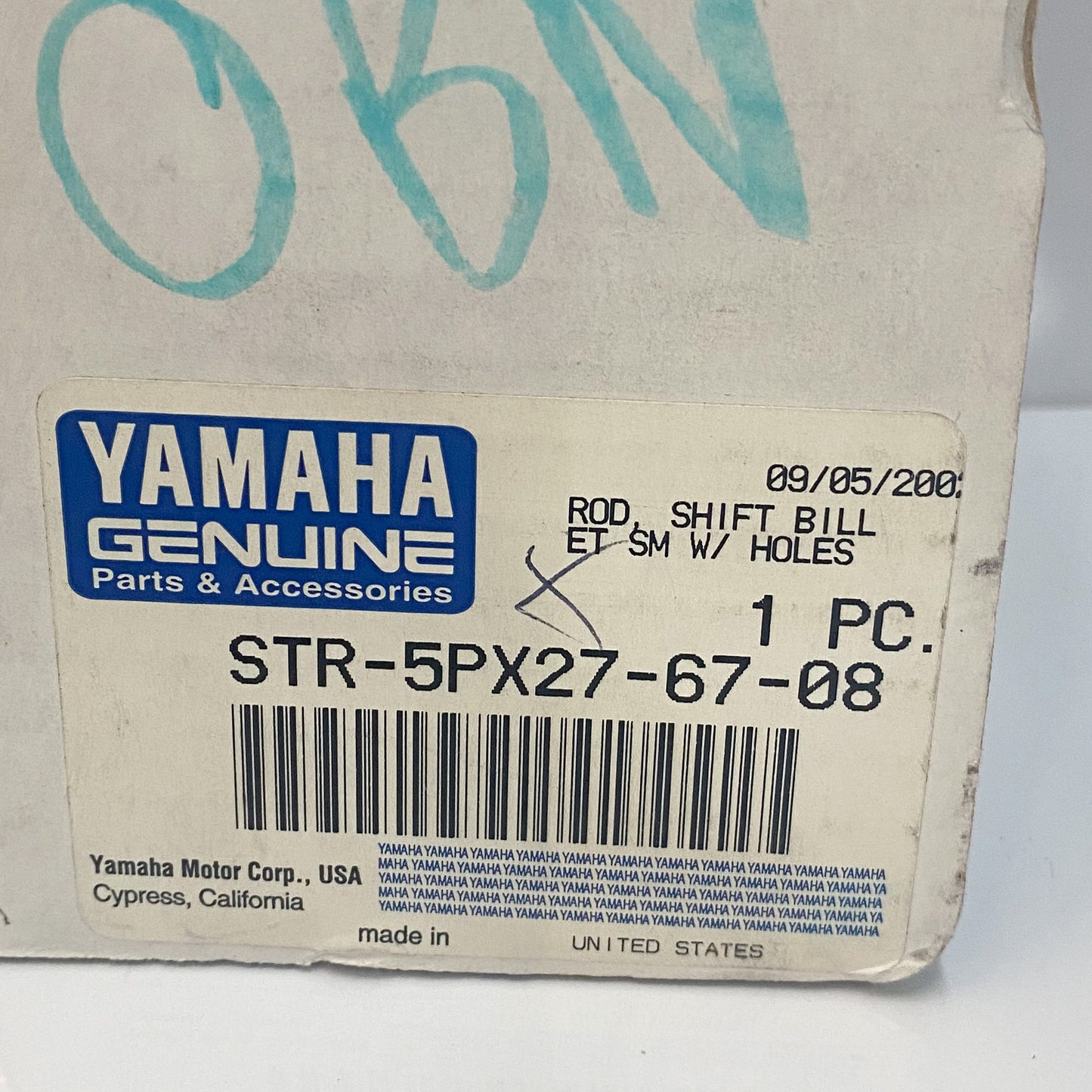 Yamaha Billet Shift Rod, Smooth W/Holes Road Star STR-5PX27-67-08