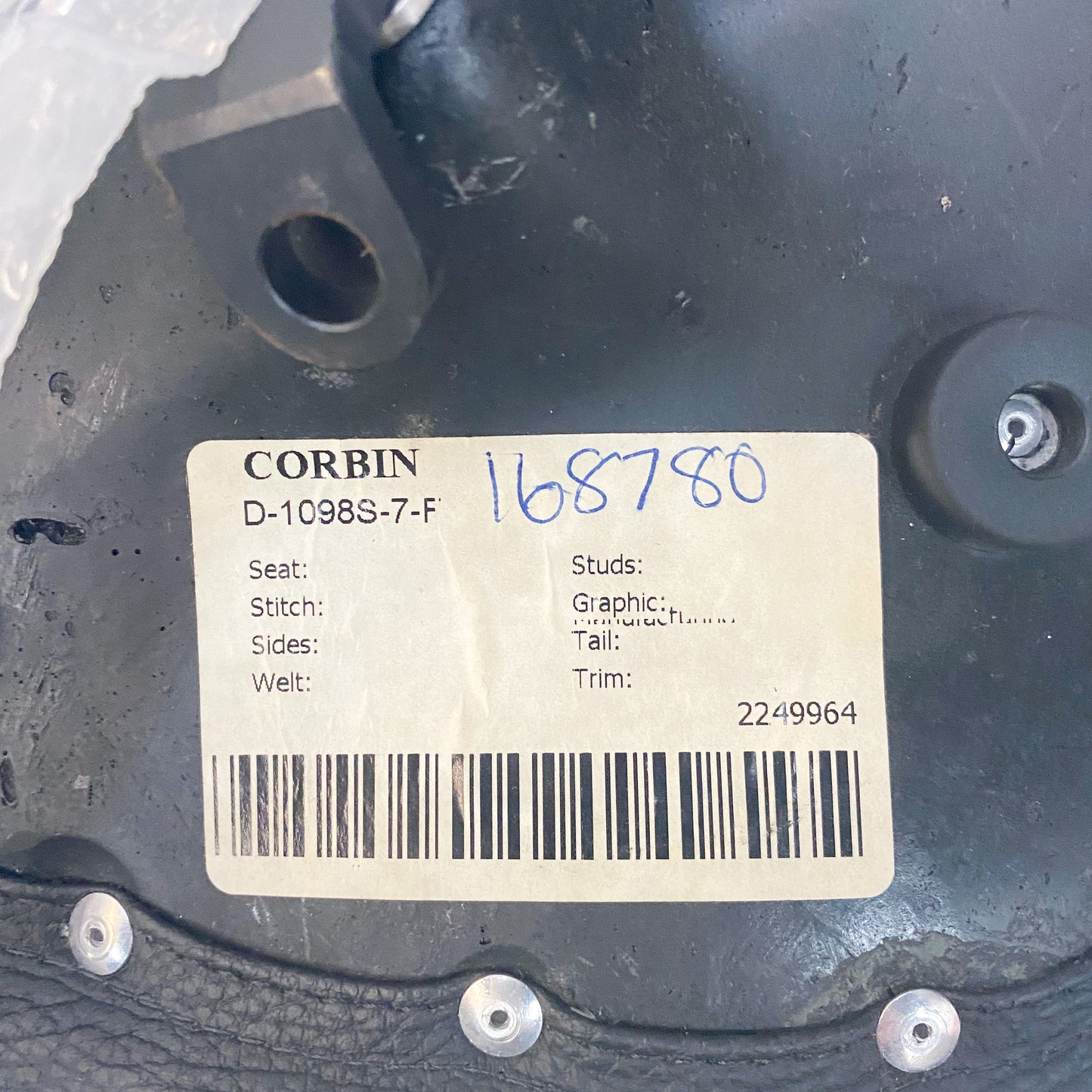 Corbin Seat For Ducati 848/1098/1198 D-1098S-7-F