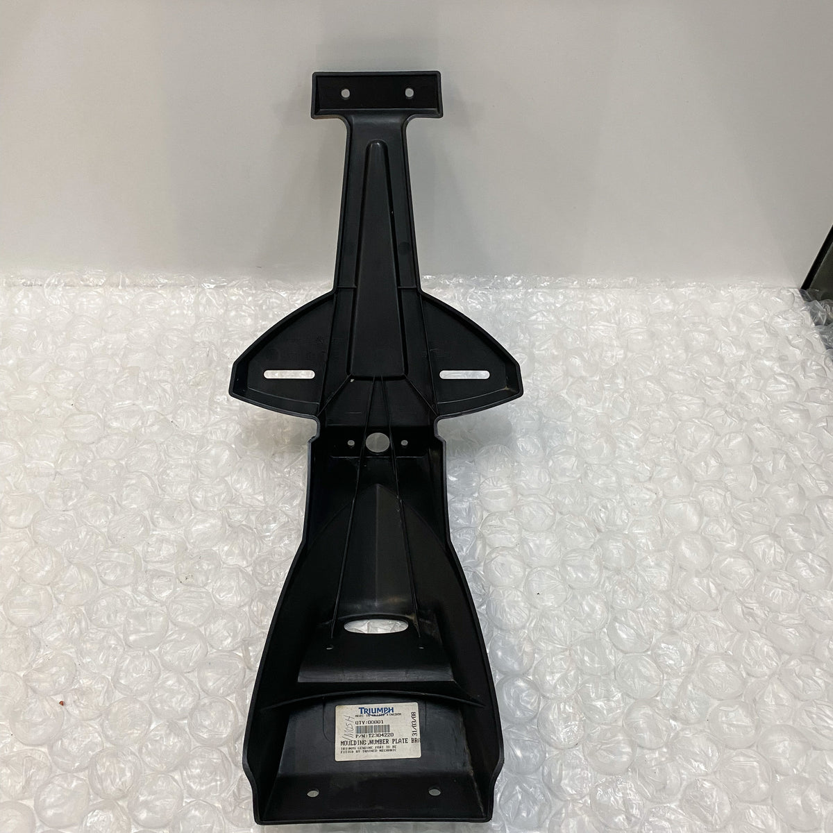 Number Plate Moduling Triumph Moulding, Number Plate Bracket T2304220 – One Love Boston