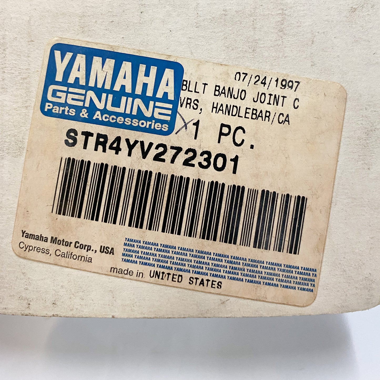 Yamaha Billet Banjo Bolt Covers  STR-4YV27-23-01