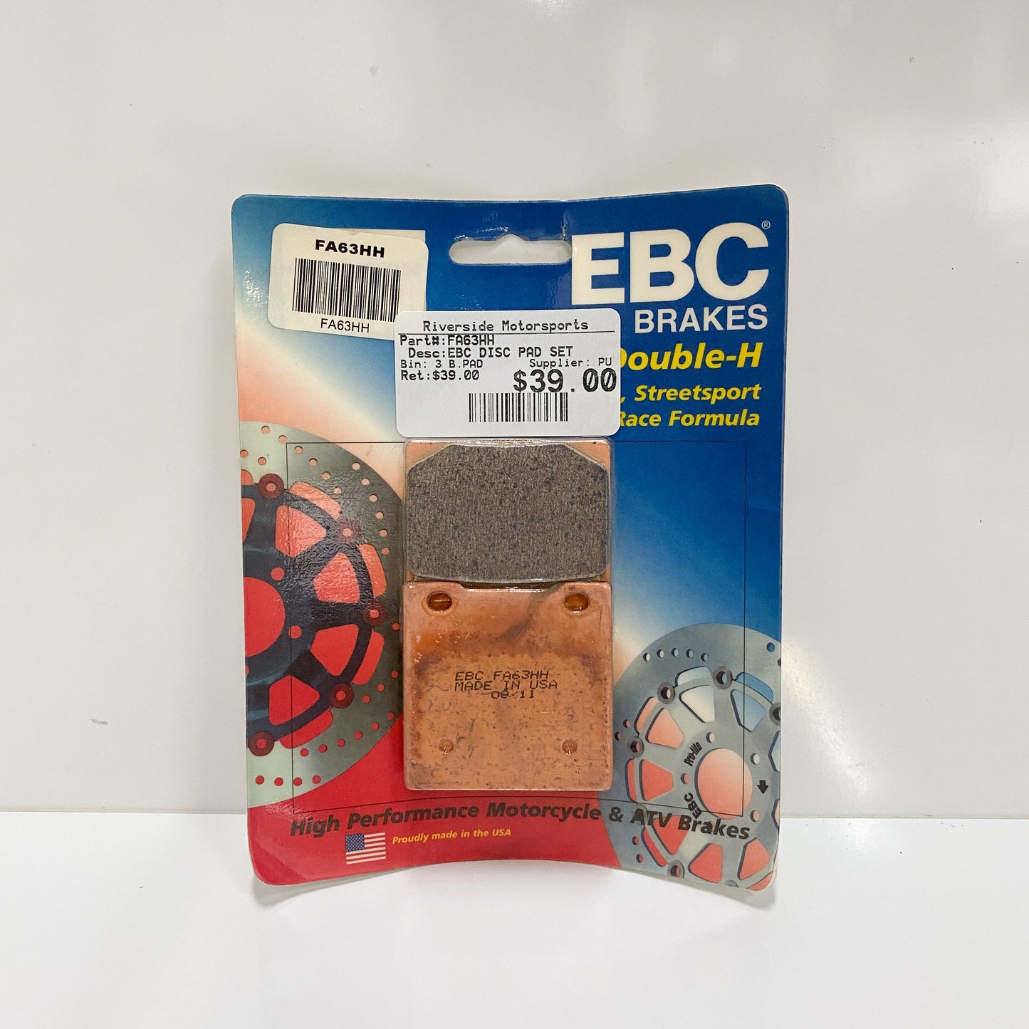EBC FA63HH Disc Brake Pad Set