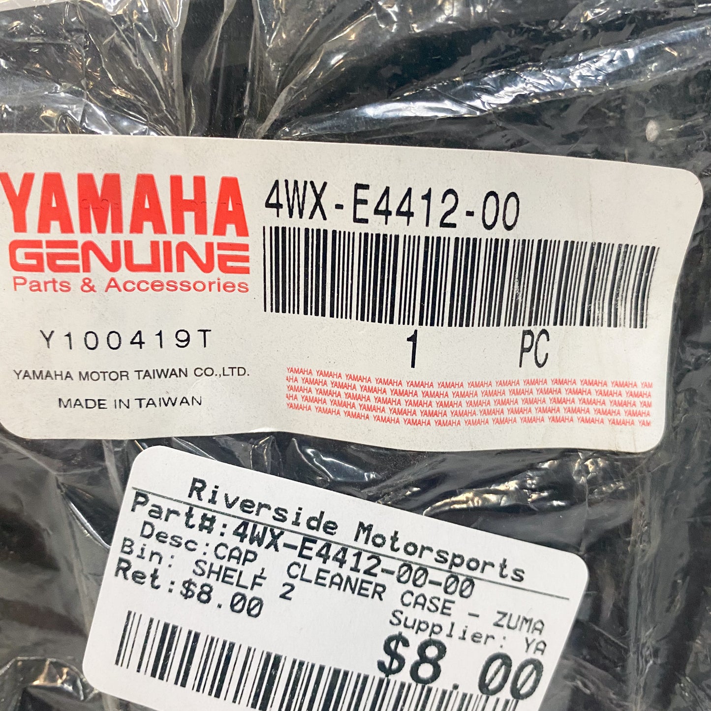 Yamaha Cap, Cleaner Case Zuma 4WX-E4412-00-00