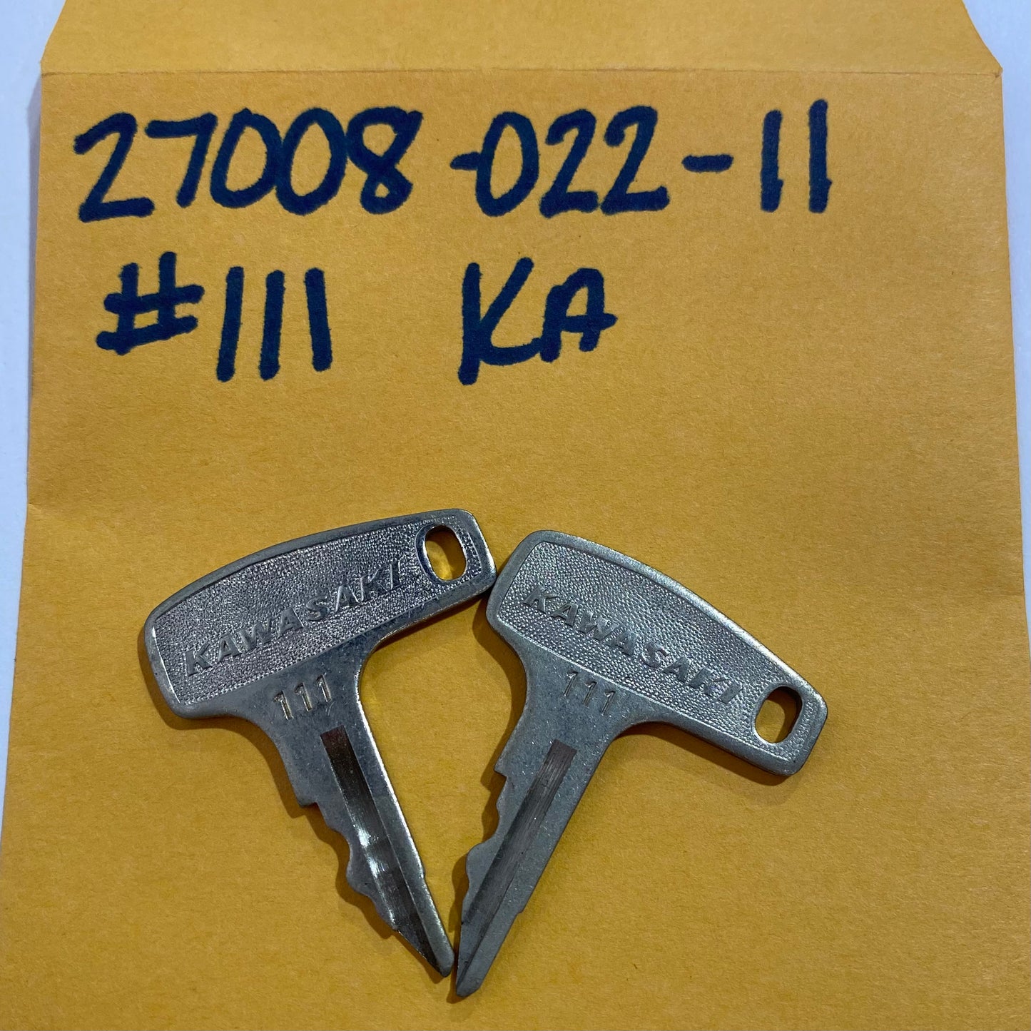Kawasaki Key Set #111 27008-022-11
