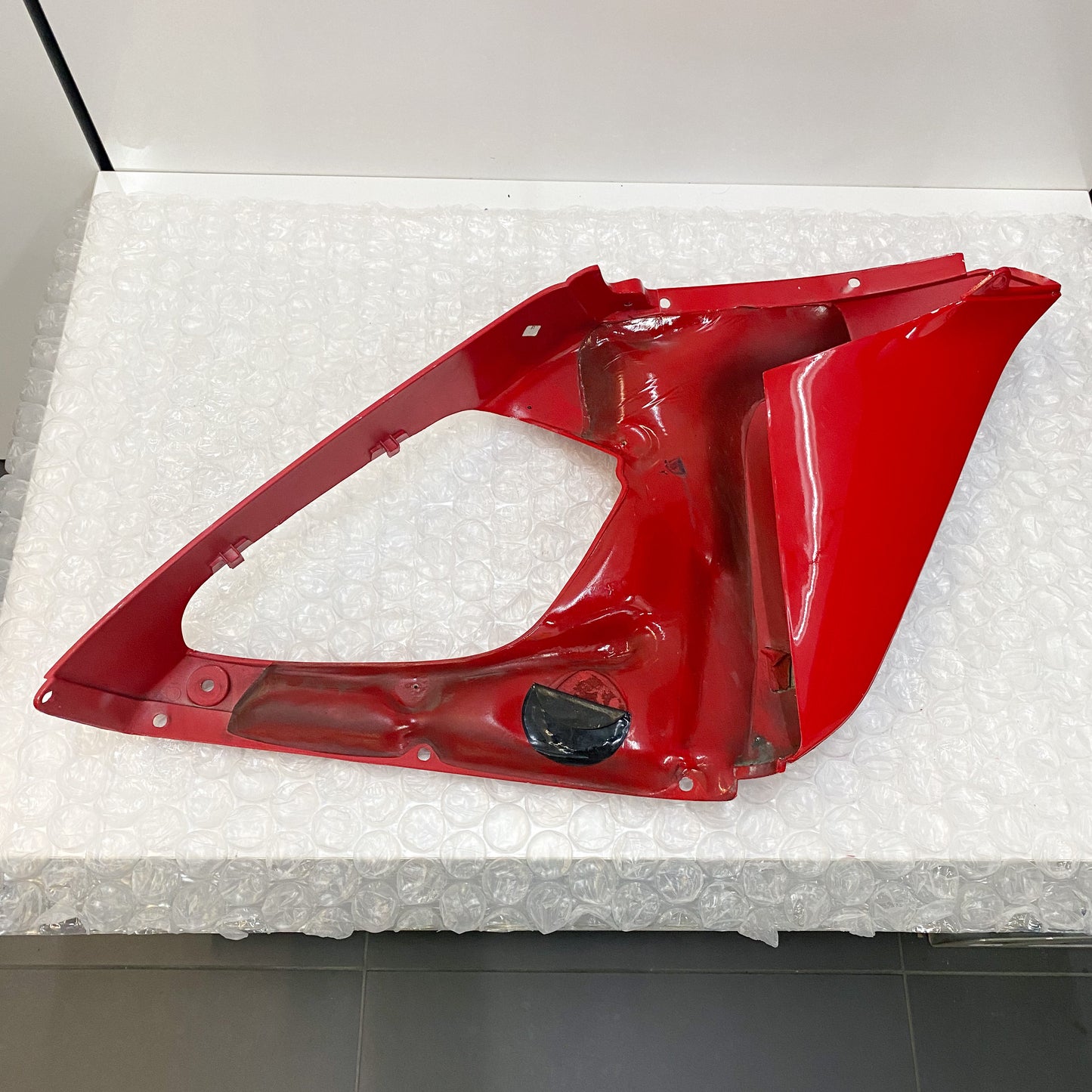 Ducati ST3S ABS LH Upper Half Fairing Red 48011921AA USED